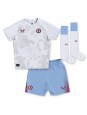 Billige Aston Villa Moussa Diaby #19 Bortedraktsett Barn 2023-24 Kortermet (+ Korte bukser)